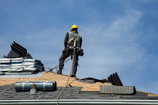 Professional Roof Installation technician working in Princeville, IL